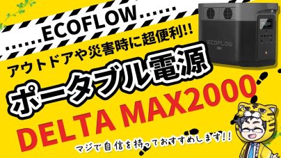 DELTA MAX2000をレビュー：口コミや最安値、サイズ感やエアコンも使えるのか徹底解説！の画像