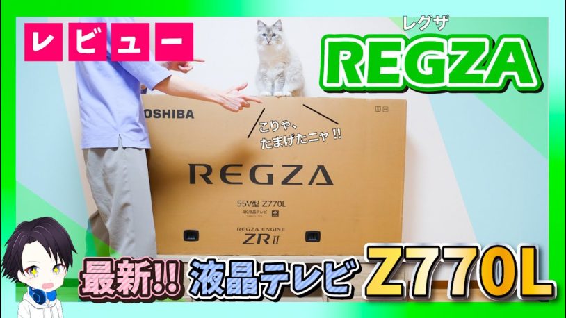 REGZA 55型Z770Lレビュー！取り扱い説明書や価格について